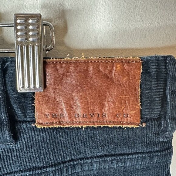 Orvis Corduroy Pants Mens 42Wx30L Navy 5 Pocket Classic Straight Leg Trousers - Picture 7 of 12